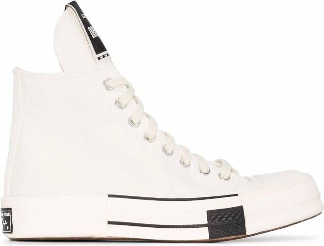 Converse x Rick Owens Drkstar high-top sneakers Wit