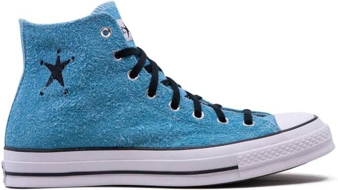 Converse x Stussy Chuck 70 "Blue" sneakers Blauw