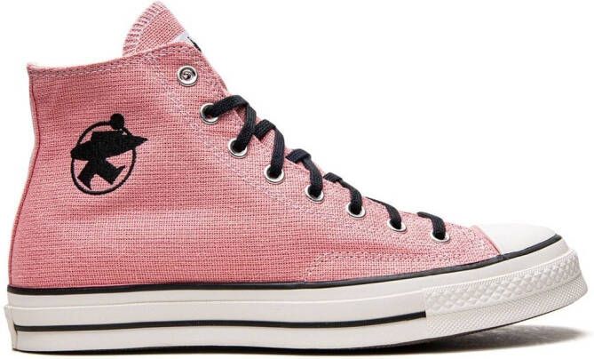 Converse x Stüssy Chuck 70 high-top sneakers Roze