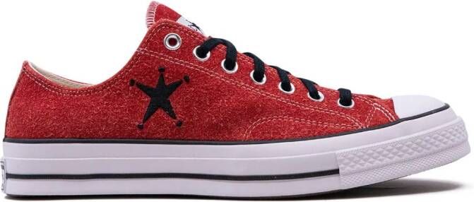Converse x Stussy Chuck 70 "Poppy Red" sneakers Rood