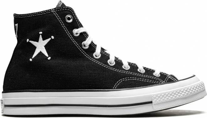 Converse x Stüssy high-top sneakers Zwart