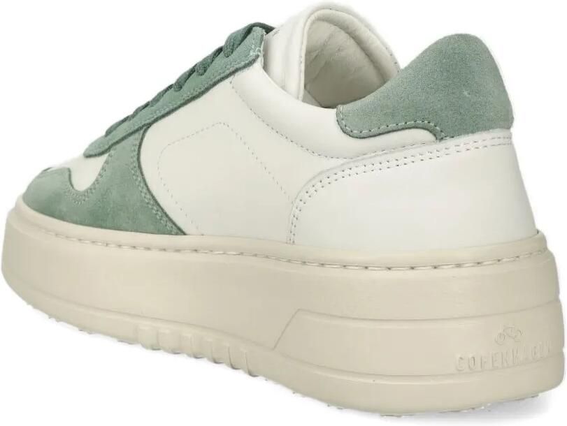 Copenhagen CPH77M suède-leren sneakers met geperforeerde details Groen - Foto 2