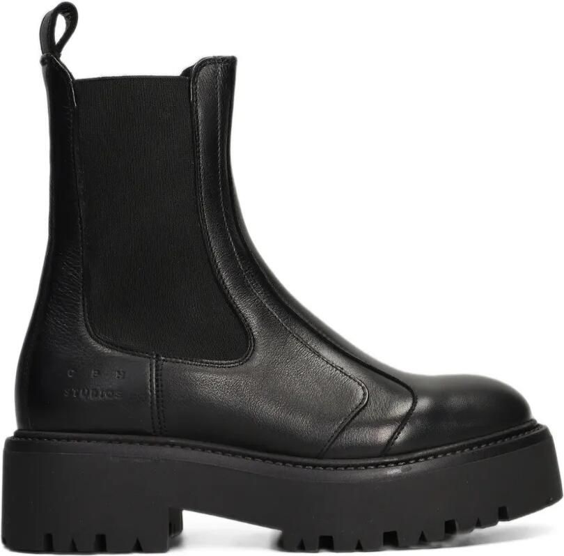 Copenhagen leather ankle boots Zwart