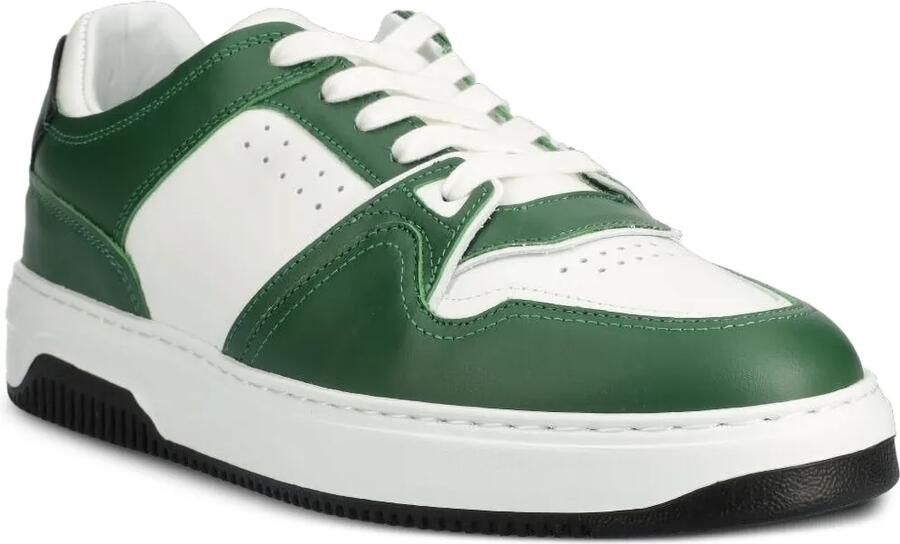 Copenhagen Leren sneakers met vlakken Wit