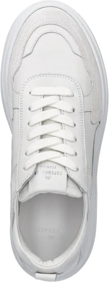 Copenhagen Leren sneakers met vlakken Wit - Foto 4