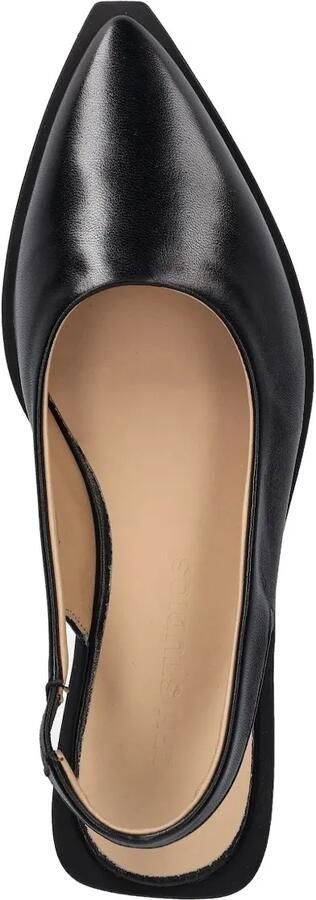 Copenhagen Slingback ballerina's met puntige neus Zwart - Foto 3