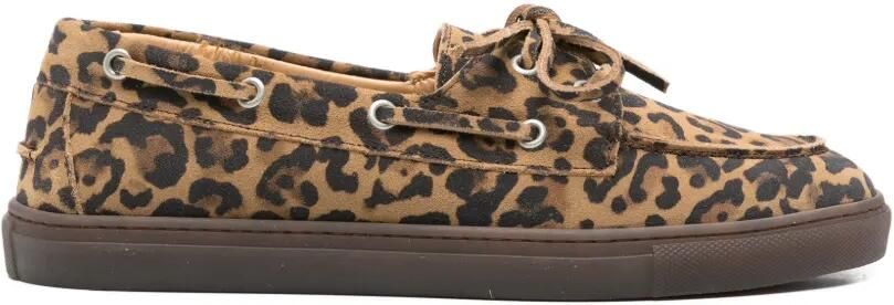 Copenhagen Sneakers met dierenprint Bruin