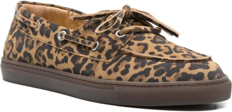 Copenhagen Sneakers met dierenprint Bruin - Foto 3
