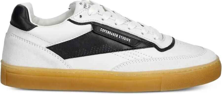 Copenhagen Sneakers met leren vlakken Wit