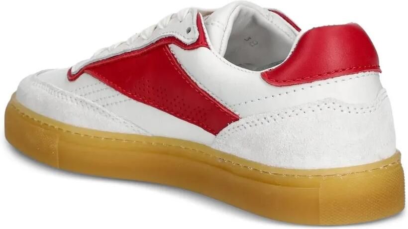 Copenhagen Sneakers met leren vlakken Wit