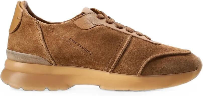 Copenhagen Studios CPH740 leren sneakers met vlakken Bruin