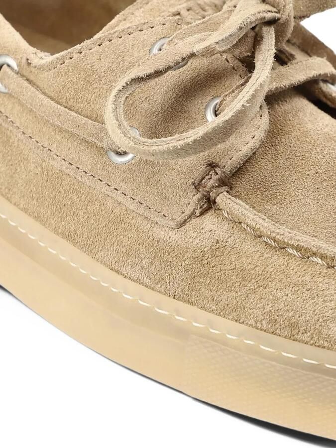 Copenhagen Studios lace-up calf suede loafers Beige - Foto 3