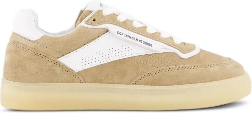 Copenhagen Studios Sneakers met logoprint Beige