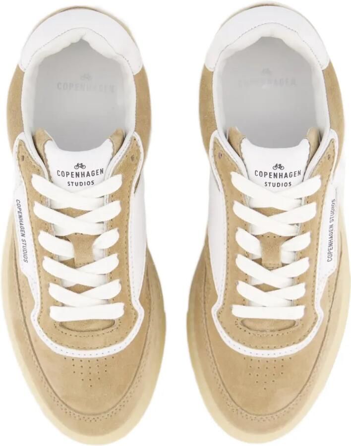 Copenhagen Studios Sneakers met logoprint Beige - Foto 3