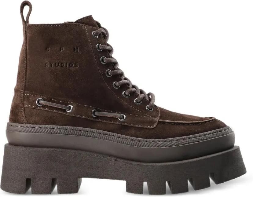 Copenhagen Studios Laarzen met plateauzool Bruin - Foto 5