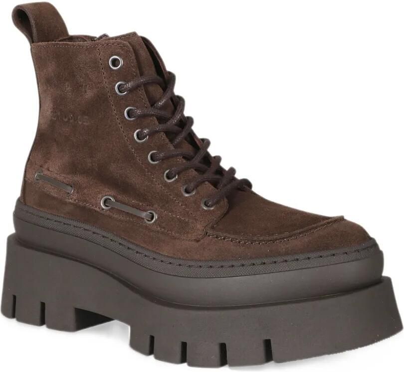 Copenhagen Studios suede chunky-sole combat boots Bruin - Foto 2