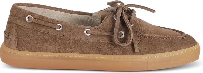 Copenhagen Studios Suède loafers Bruin