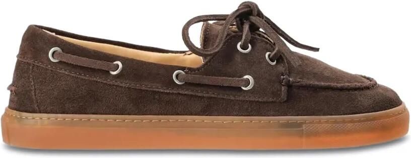 Copenhagen Studios Suède loafers Bruin