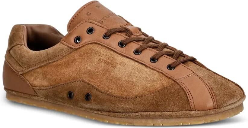Copenhagen Suède sneakers met leren vlakken Bruin - Foto 3