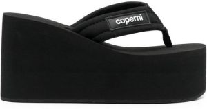 Coperni Sandalen met open neus Zwart