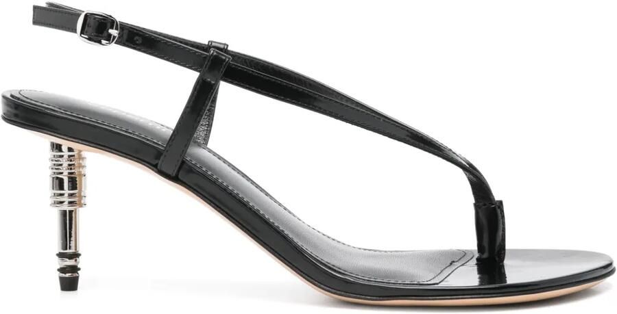 Coperni 55 mm Jack Heel sandalen Zwart