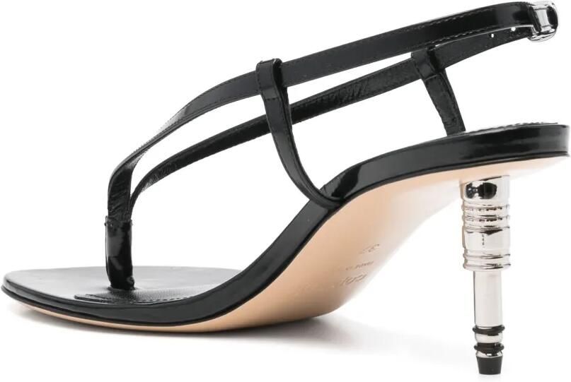 Coperni 55 mm Jack Heel sandalen Zwart - Foto 2