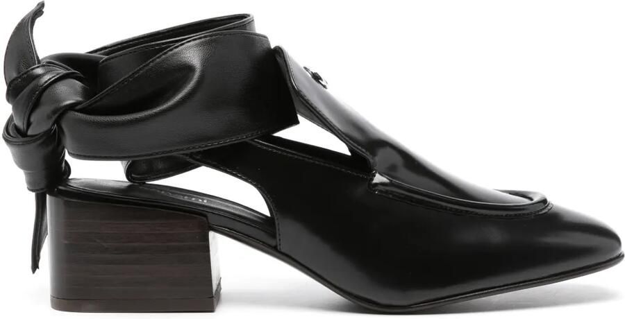 Coperni 55 mm slingback mocassin Zwart