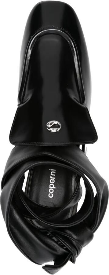 Coperni 55 mm slingback mocassin Zwart - Foto 4