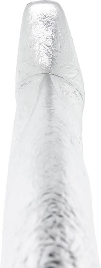 Coperni 85 mm Foil Bridge laarzen Grijs - Foto 4