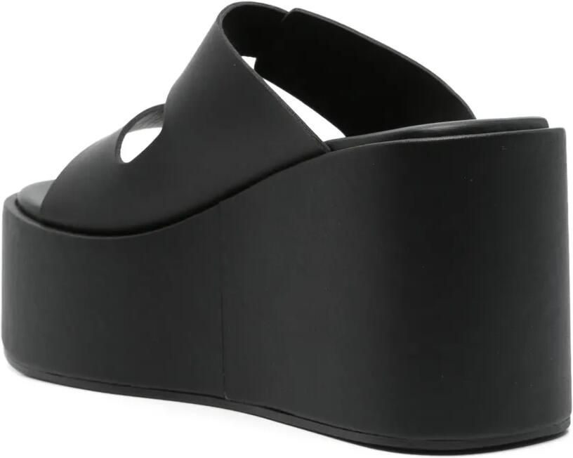 Coperni 95 mm Patch sandalen Zwart - Foto 2