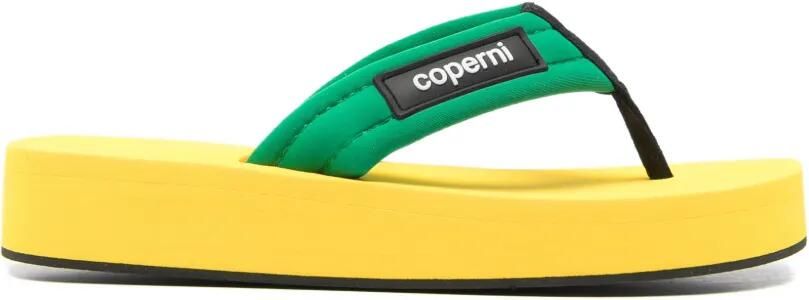 Coperni Foam teenslippers Groen