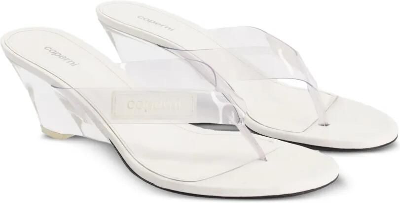Coperni Lift sandalen met sleehak Wit