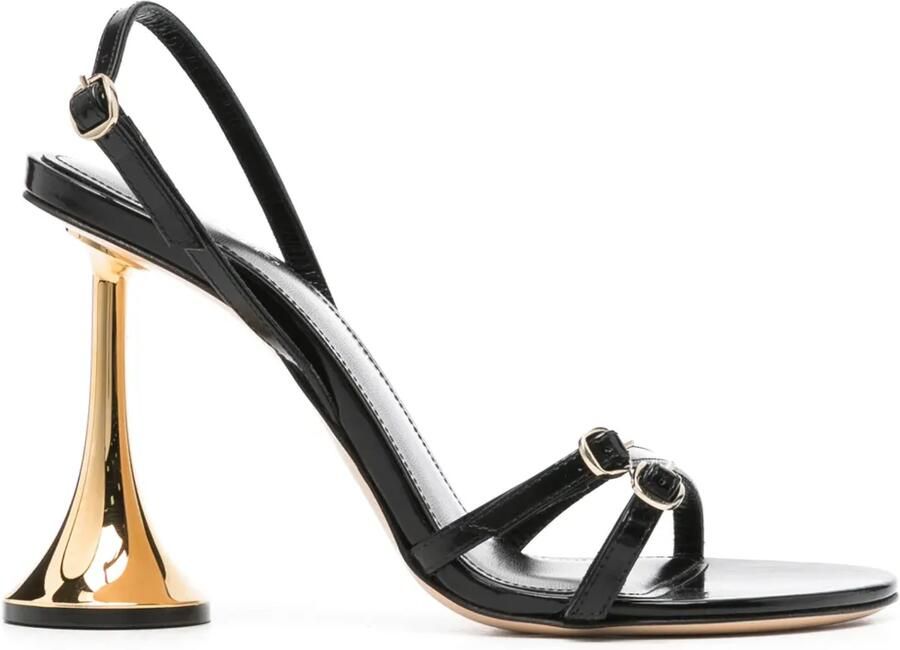 Coperni Orchestra 90 leren sandalen Zwart