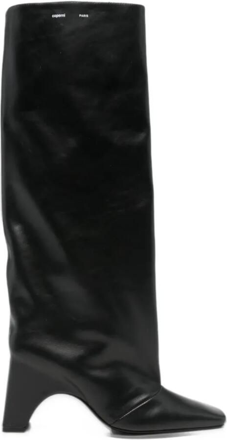 Coperni pointed-toe knee-high boots Zwart