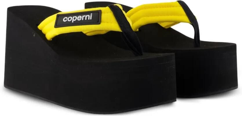 Coperni Sandalen met sleehak Geel - Foto 2