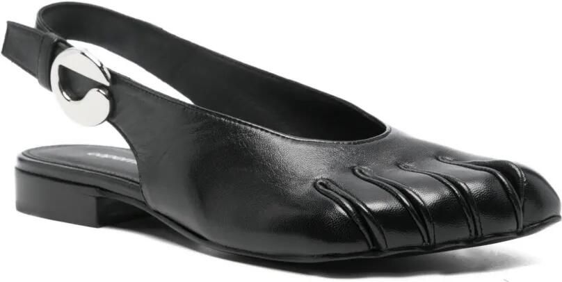 Coperni Slingback pumps met bewerkte neus Zwart