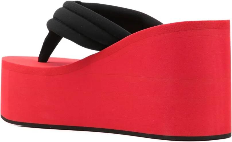 Coperni Teenslippers met plateauzool Rood - Foto 2