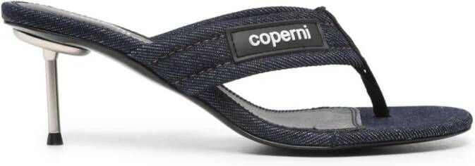 Coperni Sandalen met logopatch Blauw