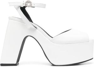 Coperni Sandalen met plateazool Wit