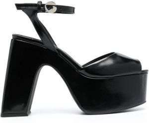 Coperni Sandalen met plateazool Zwart
