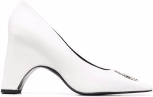 Coperni Pumps met logoplakkaat Wit
