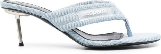 Coperni Sandalen met logopatch Blauw
