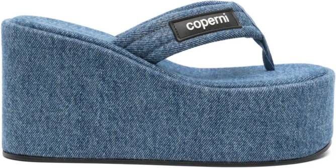 Coperni Sandalen met sleehak Blauw