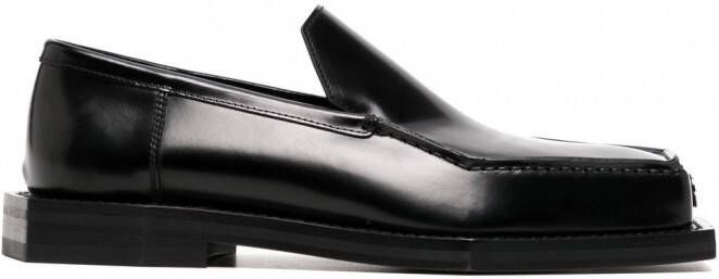 Coperni Loafers met vierkante neus en glanzende afwerking Zwart