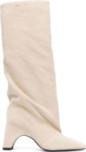 Coperni Leren laarzen Beige