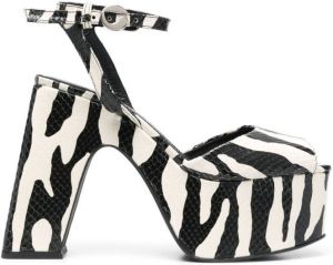 Coperni Sandalen met plateauzool Beige