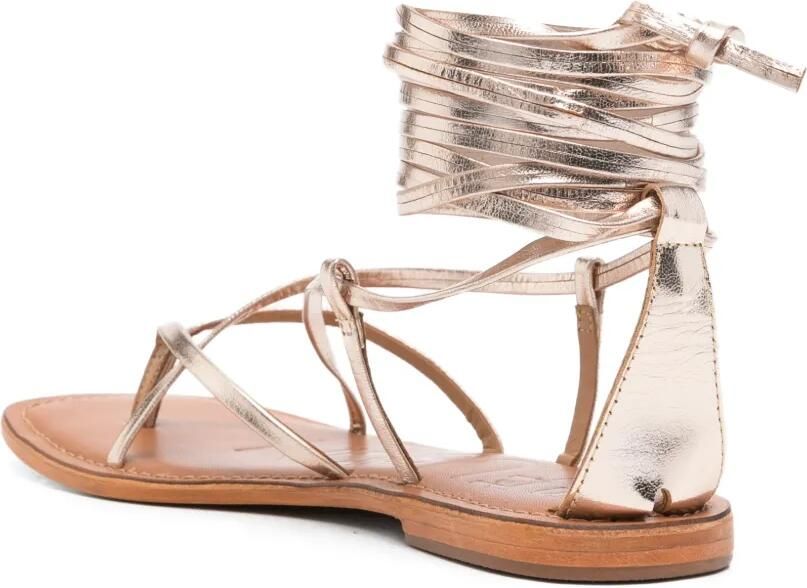 CORAL BLUE Gewikkelde sandalen Goud - Foto 2
