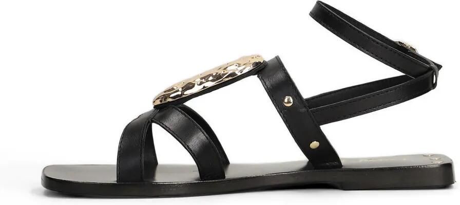 CORAL BLUE Sandalen met open neus Zwart - Foto 5