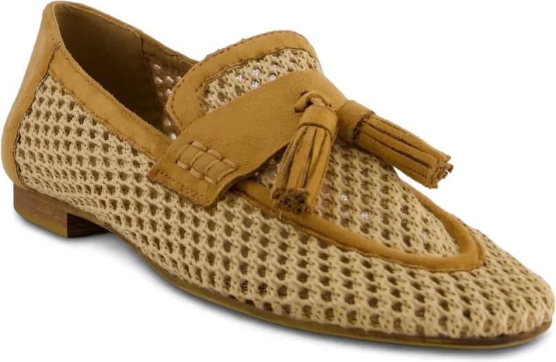 CORINA Mesh loafers met kwastjes Beige - Foto 2