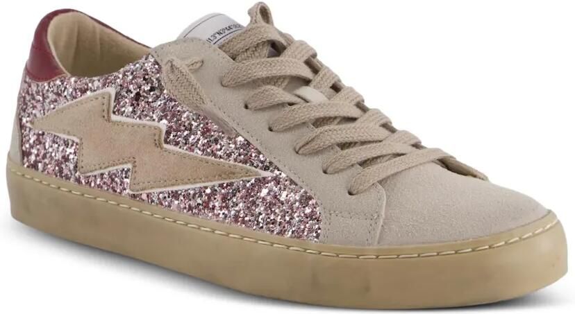 CORINA Retro 3 sneakers met glitters Beige - Foto 3